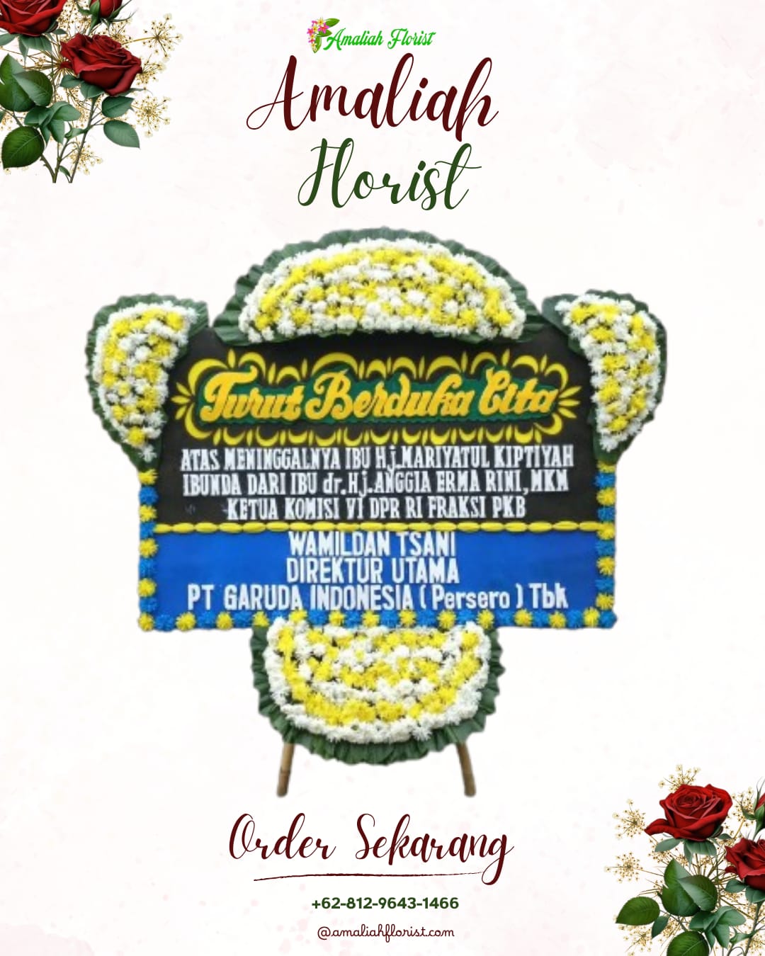 Papan Bunga Duka Cibaliung